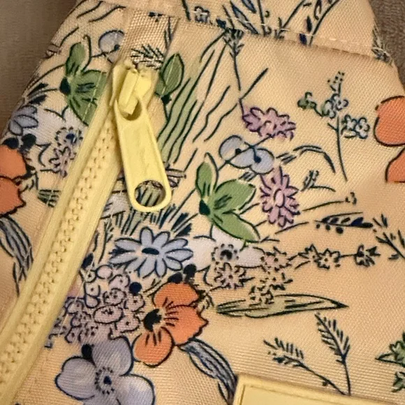 Vera Bradley Floral Sling Backpack in Yellow - Picture 4 of 9